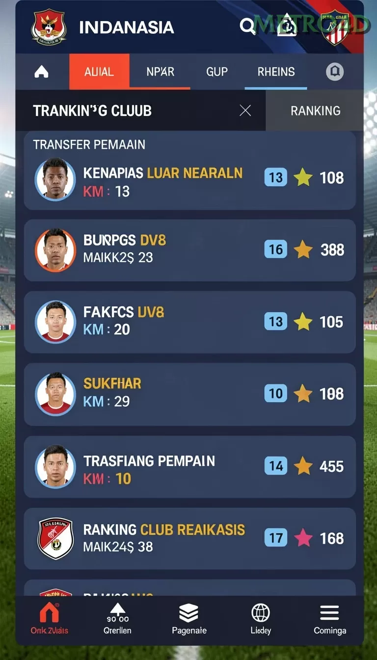 Cuplikan layar RP777 — aktivitas
